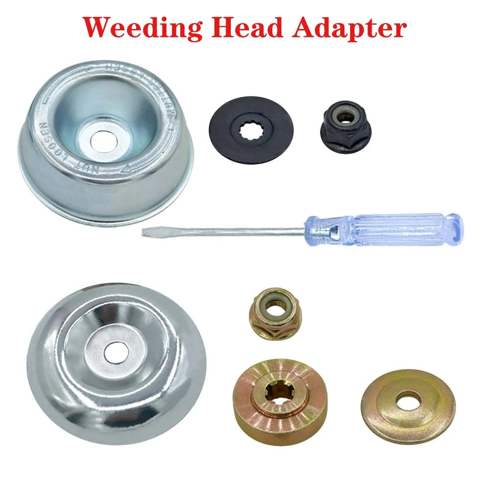 Planet Gates 4x Grass Trimmer Head Adapter Attachment Nut Fixing Kit Trimmer Head Lawnmower Blade for Stihl Trimmer Brush Cutter Garden Tool