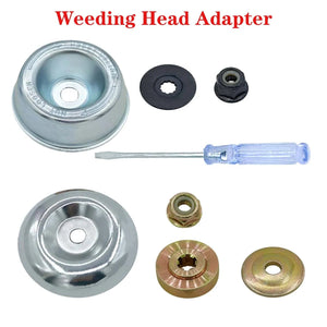Planet Gates 4x Grass Trimmer Head Adapter Attachment Nut Fixing Kit Trimmer Head Lawnmower Blade for Stihl Trimmer Brush Cutter Garden Tool