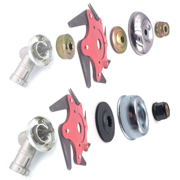 Planet Gates 4x Grass Trimmer Head Adapter Attachment Nut Fixing Kit Trimmer Head Lawnmower Blade for Stihl Trimmer Brush Cutter Garden Tool