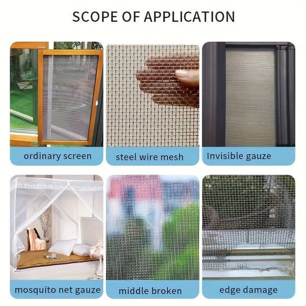 Planet Gates 5.0*200.0cm 1pc, Screen Window Repair Tape Is Cut And Used For Quick Repair Of Mosquito And Insect Resistant Self-adhesive Screen Windows. The Door Curtain And Mosquito Net Are Pasted To Repair The Holes In The Screen Window Tape