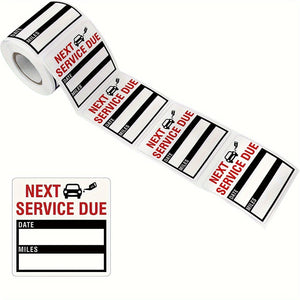 Planet Gates 5.08cm*5.08cm 150pcs Of Transparent Oil Change/maintenance Reminder Stickers 5.08 cm x 5.08cm High-quality Oil Change Stickers (Maintenance Deadline (blue))