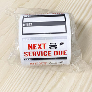 Planet Gates 5.08cm*5.08cm 150pcs Of Transparent Oil Change/maintenance Reminder Stickers 5.08 cm x 5.08cm High-quality Oil Change Stickers (Maintenance Deadline (blue))