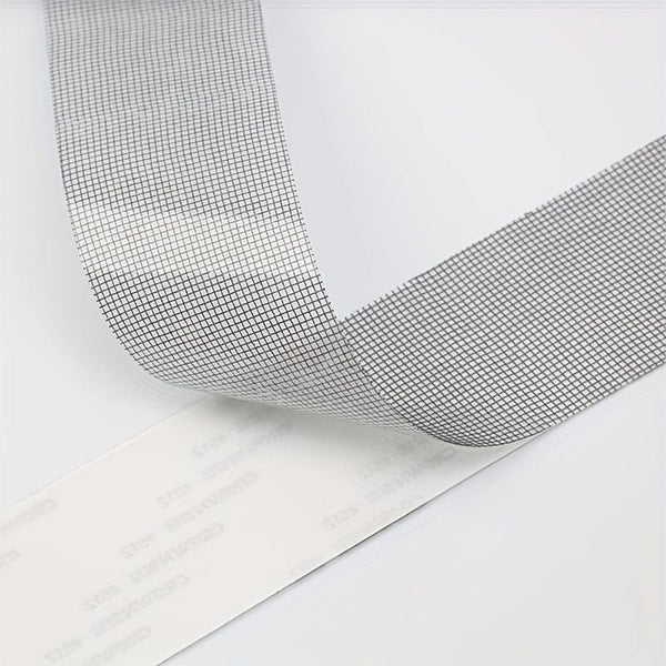 Planet Gates 5.0cm*200.0cm 1 Roll, Window Screen Repair Tape, Self-adhesive Mesh Tape For Covering Window Door Tears Holes Screen Patch Repair Kit