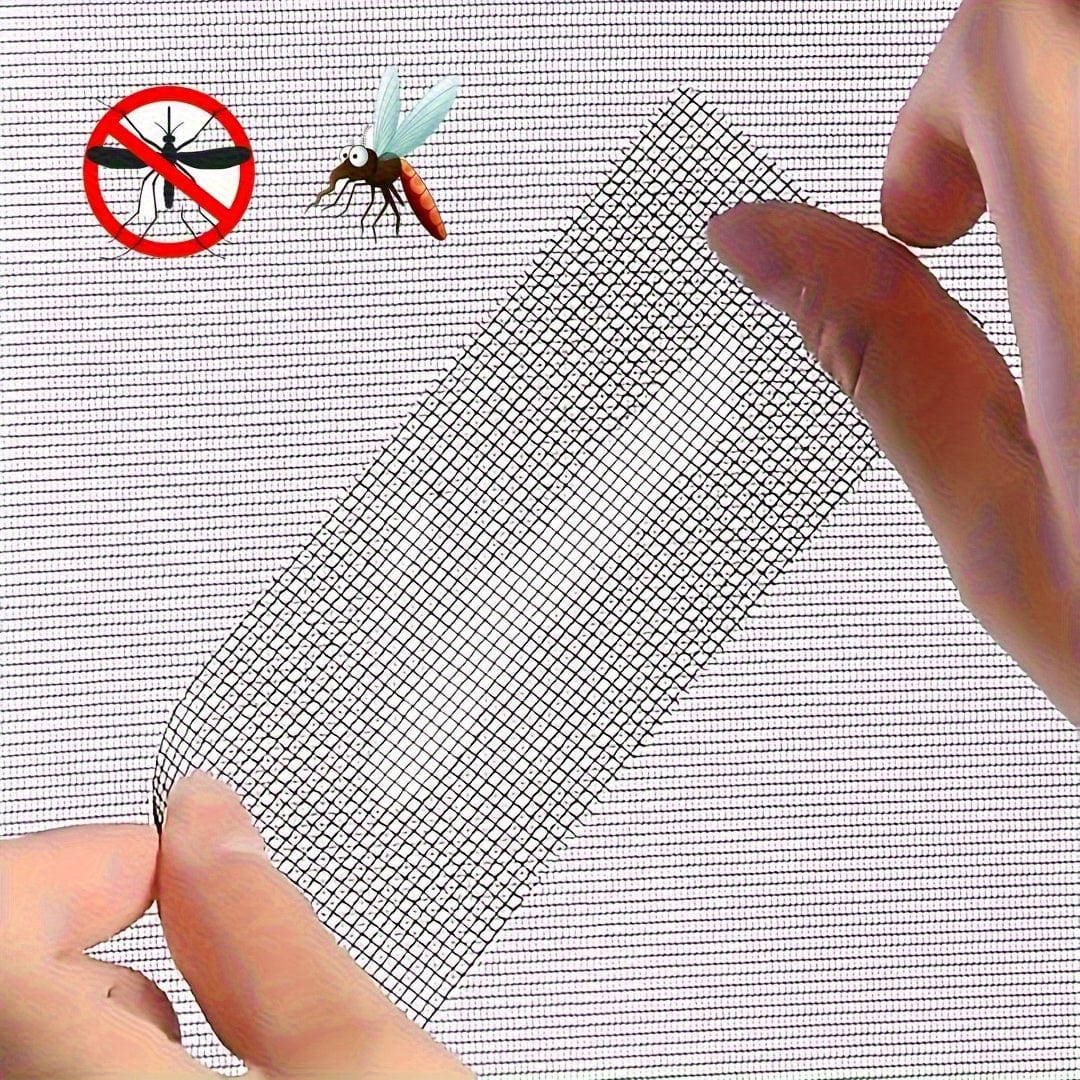 1Roll Window Screen Repair Tape, Self-Adhesive Screen Patch Tape - Qui