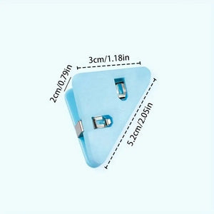 Planet Gates 5/10/50pcs Creative Triangle Clip Bill Clip Book Paper Corner Clip Binder Clip For Desk Storage Shelf Office Desktop Organizer