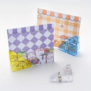 Planet Gates 5/10/50pcs Creative Triangle Clip Bill Clip Book Paper Corner Clip Binder Clip For Desk Storage Shelf Office Desktop Organizer