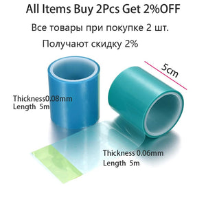 Planet Gates 5-10m/roll Traceless Tape Seamless Paper Tape For DIY Hollow Open Metal Frame Bezel Setting UV Epoxy Resin Molds Jewelry Making