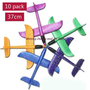 Planet Gates 5-10pcs/lot Foam Material Hand Throw Plane Outdoor Launch Glider Children's Gift Model Toy 48 Cm Fun Children's Helicopter Toys