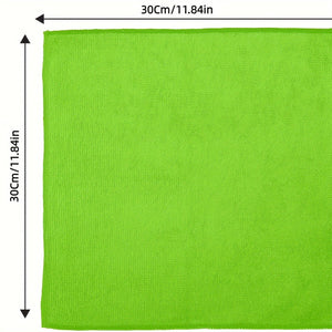 Planet Gates 5/10pcs, Microfiber Cleaning Cloth, Cleaning Towels For Housekeeping, Reusable And Lint Free Cloth Towels, Home Kitchen Supplies, Random Color