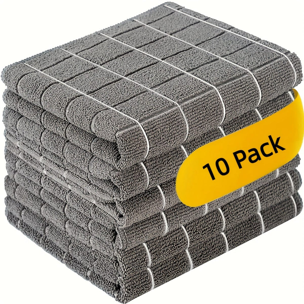 Planet Gates 5/10pcs, Scouring Pad, Square Dish Cloths, Simple Style Dish Towel, Cleaning Cloth For Sink Or Kitchen Stove, Antibacterial Washable Cleaning Brush, Kitchen Stuff, Kitchen Cleaning Gadget