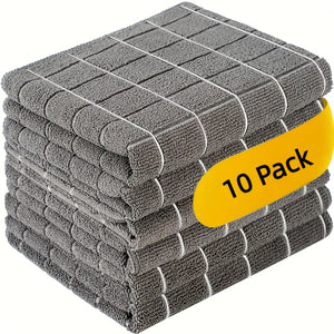 Planet Gates 5/10pcs, Scouring Pad, Square Dish Cloths, Simple Style Dish Towel, Cleaning Cloth For Sink Or Kitchen Stove, Antibacterial Washable Cleaning Brush, Kitchen Stuff, Kitchen Cleaning Gadget