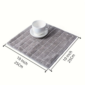 Planet Gates 5/10pcs, Scouring Pad, Square Dish Cloths, Simple Style Dish Towel, Cleaning Cloth For Sink Or Kitchen Stove, Antibacterial Washable Cleaning Brush, Kitchen Stuff, Kitchen Cleaning Gadget