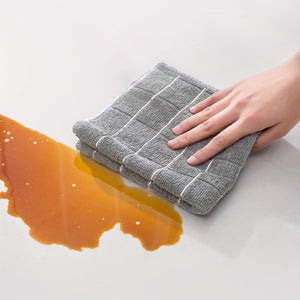 Planet Gates 5/10pcs, Scouring Pad, Square Dish Cloths, Simple Style Dish Towel, Cleaning Cloth For Sink Or Kitchen Stove, Antibacterial Washable Cleaning Brush, Kitchen Stuff, Kitchen Cleaning Gadget