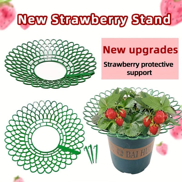 Planet Gates 5/10pcs, Strawberry Bracket Planting Rack Strawberry Holder Potted Strawberry Bracket Anti-corrosion Fruit Support Rack