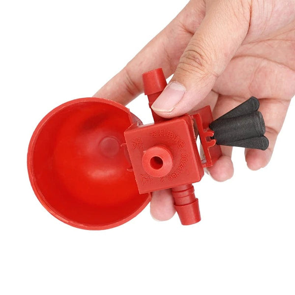 Planet Gates 5/10sets Chicken Water Bowl Hens Quail Birds Drinking Bowls Water for Chicken Coop Chick Nipple Drinkers Poultry Farm Animal