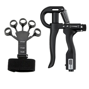 Planet Gates 5-120kg Adjustable Heavy Hand Grip Strengthener Finger Expander Arm Wrist Forearm Trainers Fitness Gripper Exercise For Patient