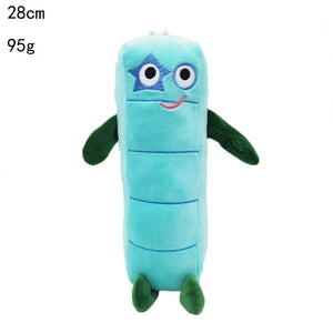 Planet Gates 5 14-30cm Cartoon number Plush Doll Toy Educational Stuffed Movie TV number Toys Kids Gift early childhood education doll