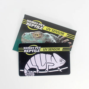 Planet Gates 5-1PCS UVB Tester Reptile UVA UVB Fluorescent Lamp Tester Card Reptile Lamp UV Sensor 10 Seconds Quick Test Meter Pet Supplies