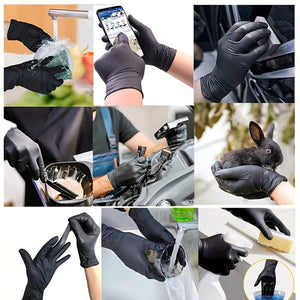 Planet Gates 5/20/50/99pcs, Disposable Nitrile Gloves, Durable Household Cleaning Gloves, Waterproof, Anti-static Gloves Suitable For Kitchens, Tattoo, Hair Dyeing, Cleaning Supplies, Household Gadgets