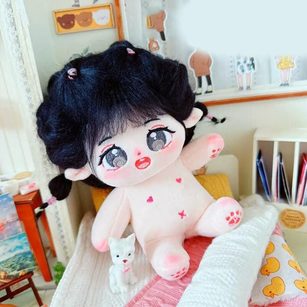 Planet Gates 9 20cm Cotton Doll Soft Stuffed Plush Doll Dress Up Dolls Cute Plush Toy Anime Can Be Placed in A Shape Nude Doll Accessories