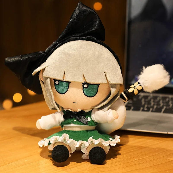 Planet Gates 5 20CM New Japan Anime TouHou Project Hakurei Reimu Kirisame Komeiji Koishi Cosplay Plush Doll Cute Stuffed Sitting Dolls Gifts