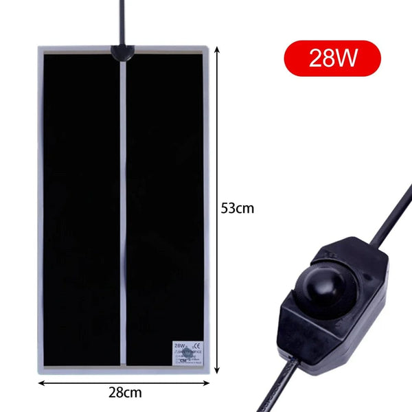 Planet Gates 5-35W Terrarium Reptiles Heat Mat Climbing Pet Heating Warm Pads Adjustable Temperature Controller Mats Reptiles Supplies EU