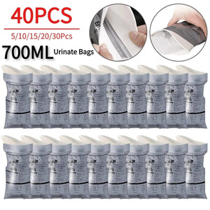 Planet Gates 5-40PCS Outdoor Emergency Urine Bags 700ml Easy Take Mini Travel Mobile Toilet Portable Urinal Bag Baby Men Women Vomiting Bags