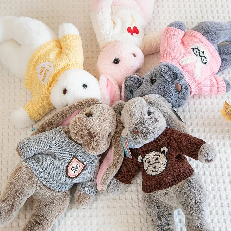 Planet Gates 5 / 45cm Kawaii Long Ear Rabbit Soft Plush Toys Sleeping Cute Bunny Cartoon Stuffed Animal Dolls Child Baby Appease Pillow Birthday Gift