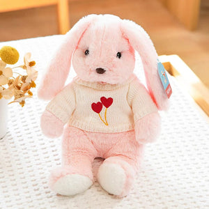 Planet Gates 5 / 45cm Kawaii Long Ear Rabbit Soft Plush Toys Sleeping Cute Bunny Cartoon Stuffed Animal Dolls Child Baby Appease Pillow Birthday Gift