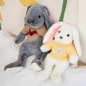 Planet Gates 5 / 45cm Kawaii Long Ear Rabbit Soft Plush Toys Sleeping Cute Bunny Cartoon Stuffed Animal Dolls Child Baby Appease Pillow Birthday Gift