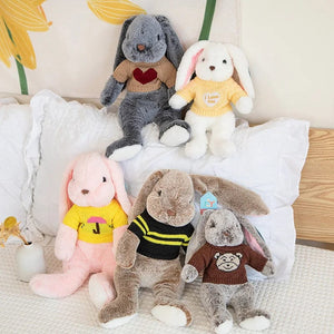 Planet Gates 5 / 45cm Kawaii Long Ear Rabbit Soft Plush Toys Sleeping Cute Bunny Cartoon Stuffed Animal Dolls Child Baby Appease Pillow Birthday Gift
