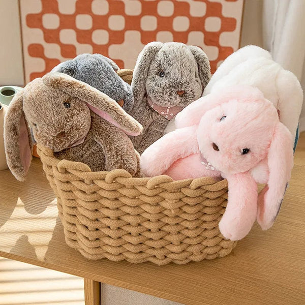 Planet Gates 5 / 45cm Kawaii Long Ear Rabbit Soft Plush Toys Sleeping Cute Bunny Cartoon Stuffed Animal Dolls Child Baby Appease Pillow Birthday Gift