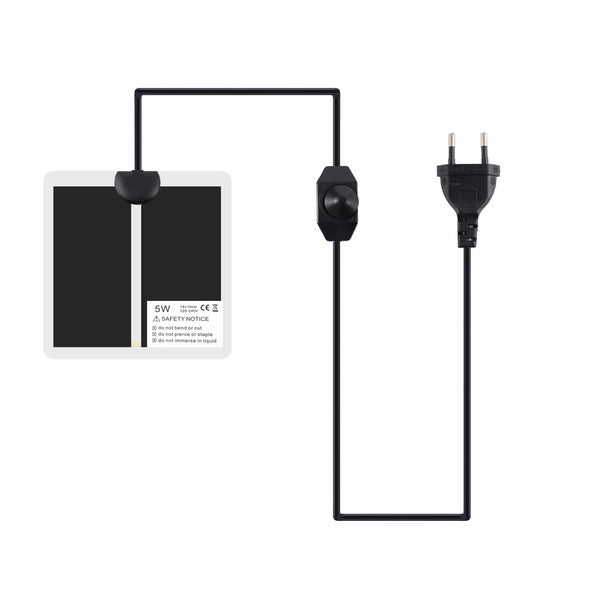 Planet Gates 5-45W Reptiles Heat Mat Terrarium Climbing Pet Heating Warm Pads Adjustable Temperature Controller Mats Reptiles Supplies