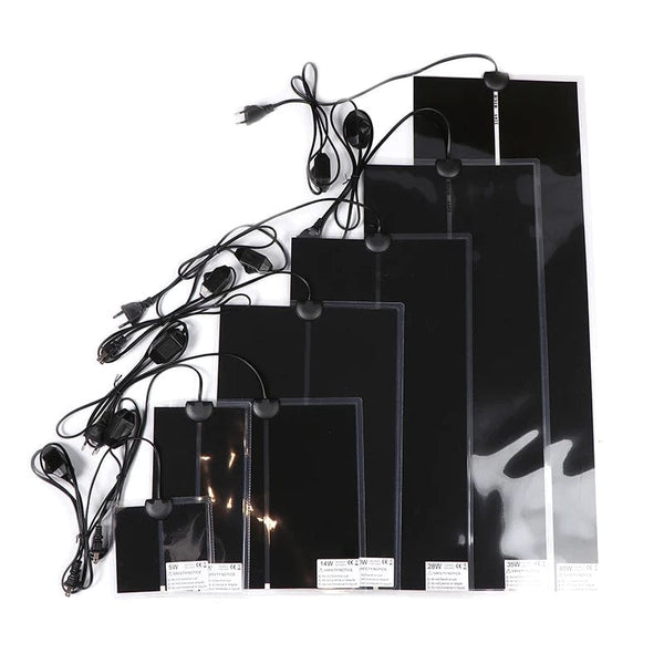 Planet Gates 5-45W Terrarium Reptiles Heat Mat Climbing Pet Heating Warm Pads Adjustable Temperature Controller Mats EU/US