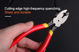 Planet Gates 5/6/8inch Diagonal Pliers Multi Functional Electrical Wire Cable Cutters Cutting Side Snips Flush Nipper Hand Tools