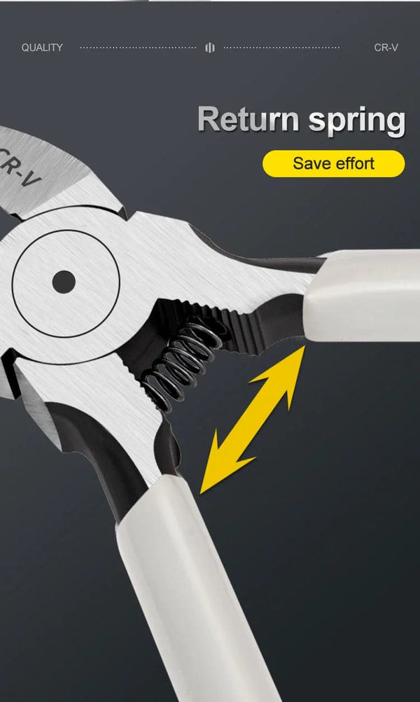 Planet Gates 5/6/8inch Diagonal Pliers Multi Functional Electrical Wire Cable Cutters Cutting Side Snips Flush Nipper Hand Tools