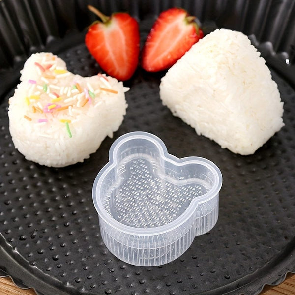 Planet Gates 5/6pcs, Onigiri Molds With 1 Rice Paddle, Rice Ball Molds, Japanese Sushi Makers, For Lunch Box, Bento Box Decorating, Kitchen Gadgets, Kitchen Stuff, Kitchen Accessories