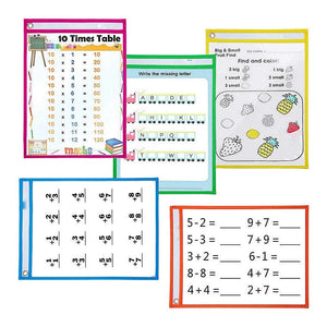 Planet Gates 5 Bags 5 Pens 10Pcs Transparent Dry Brush Bag Kids Craft Drawing Board Painting Doodle Coloring Learning Educational Toys For Children Gift