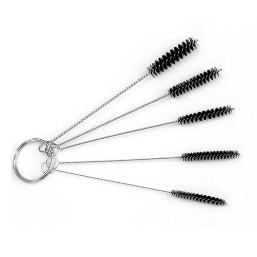 Planet Gates 5 Brushes Car Motorcycle Carburetor Jet Dirt Remove Clean Tool 10 Cleaning Needles + 5 Brushes Kits for Auto Engine Care Cleaning