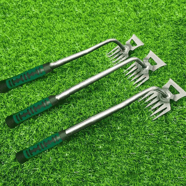 Planet Gates 5 Claws / China 2 In 1 Garden Weeding Tool Manual Weed Grass Rooting Tool Puller Shovel Weeding Removal Hand Gardening Loose Soil Garden H2t2