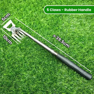 Planet Gates 5 Claws Rubber Han 2 IN 1 Manual Weed Remover Tool Grass Rooting Loose Soil Hand Weeding Removal Puller Garden Shovel Gardening Tool Dropshipping