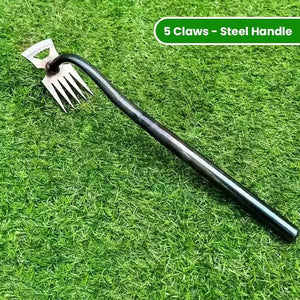 Planet Gates 5 Claws Steel Hand 2 IN 1 Manual Weed Remover Tool Grass Rooting Loose Soil Hand Weeding Removal Puller Garden Shovel Gardening Tool Dropshipping