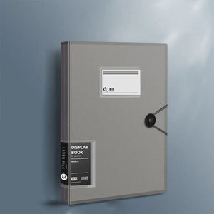 Planet Gates 5 Colors Storage Folders Briefcase Receipt Holder Stationary Paper Organizer Loose Leaf Binder A4 File Folders Documents Clip