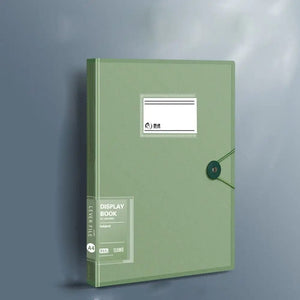 Planet Gates 5 Colors Storage Folders Briefcase Receipt Holder Stationary Paper Organizer Loose Leaf Binder A4 File Folders Documents Clip