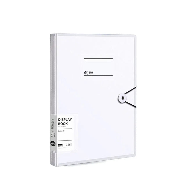 Planet Gates 5 Colors Storage Folders Briefcase Receipt Holder Stationary Paper Organizer Loose Leaf Binder A4 File Folders Documents Clip