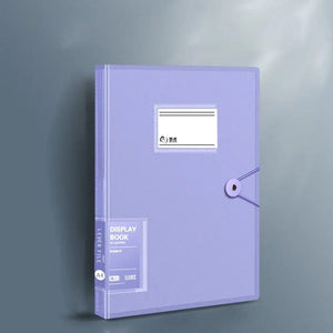 Planet Gates 5 Colors Storage Folders Briefcase Receipt Holder Stationary Paper Organizer Loose Leaf Binder A4 File Folders Documents Clip