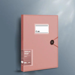 Planet Gates 5 Colors Storage Folders Briefcase Receipt Holder Stationary Paper Organizer Loose Leaf Binder A4 File Folders Documents Clip