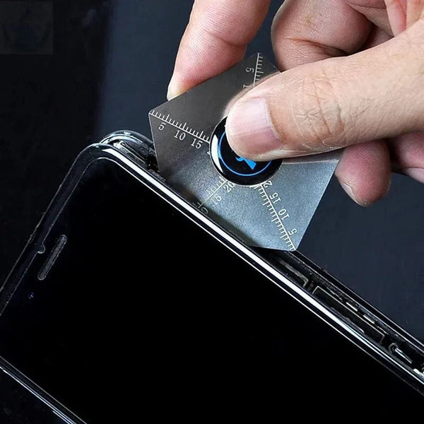 Planet Gates 5 in 1 5pcs/pack Mobile Phone Curved LCD Screen Spudger Opening Pry Card Tools Ultra Thin Flexible Mobile Phone Disassemble Steel Metal