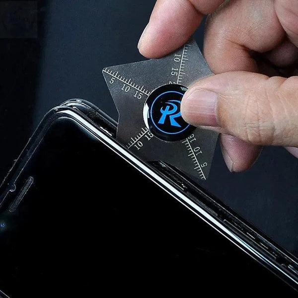 Planet Gates 5 in 1 5pcs/pack Mobile Phone Curved LCD Screen Spudger Opening Pry Card Tools Ultra Thin Flexible Mobile Phone Disassemble Steel Metal