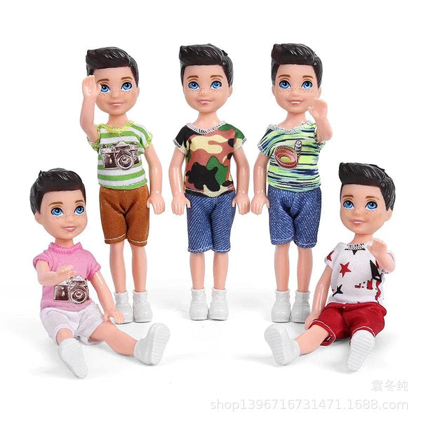 Planet Gates 5 Inch Mini Kelly Doll Accessories Fashion Chelsea Doll Clothes Party Grown Outfits Kids Girls Toys for Children Birthday Gift